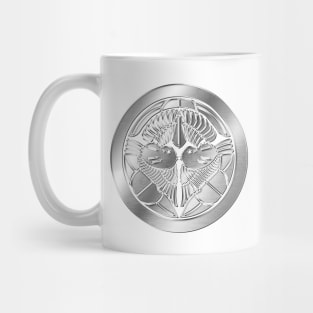 Uesugi Clan Kamon Silver Chrome Mug